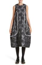 Women's Comme Des Garcons Floral Dress - Black