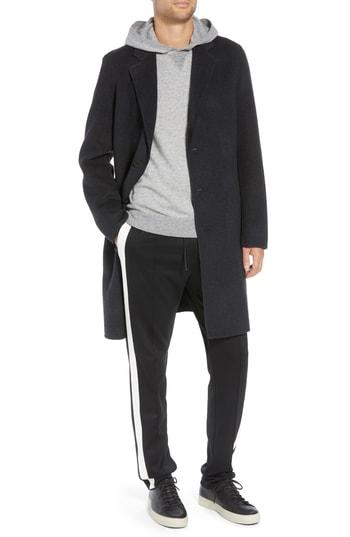 Men's Vince Wool Blend Car Coat - Grey