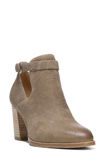 Women's Via Spiga Samantha Block Heel Bootie .5 M - Beige