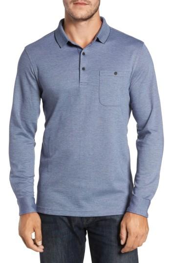 Men's Bugatchi Classic Fit Pique Polo - Grey