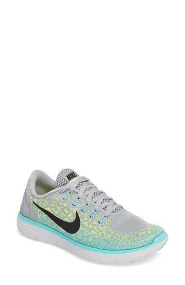 Women's Nike 'free Rn Distance' Running Shoe M - Black