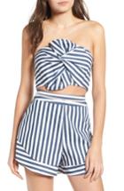 Women's Wayf Durham Knotted Bow Tube Top - Blue