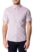 Men's 7 Diamonds Funky Fire Woven Shirt - Red