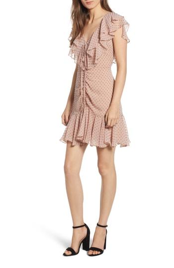Women's Wayf Danni Ruffle Mini Dress - Pink