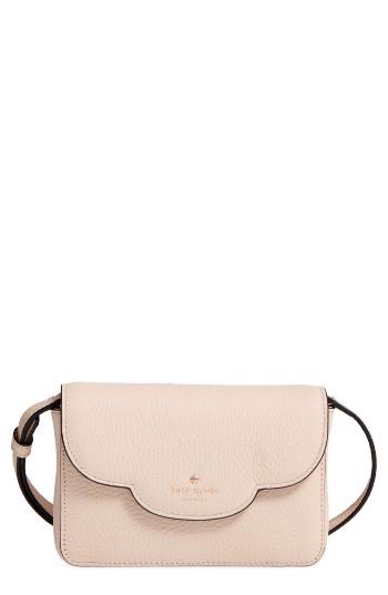 Kate Spade New York Leewood Place Joley Leather Crossbody Bag - Ivory