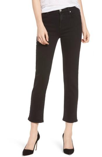 Women's Hudson Jeans Zoeey High Rise Crop Jeans - Black