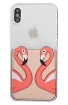 Kate Spade New York Flamingo Phone Sticker Pocket - Pink