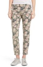 Women's Current/elliott Stiletto Floral Print Skinny Jeans