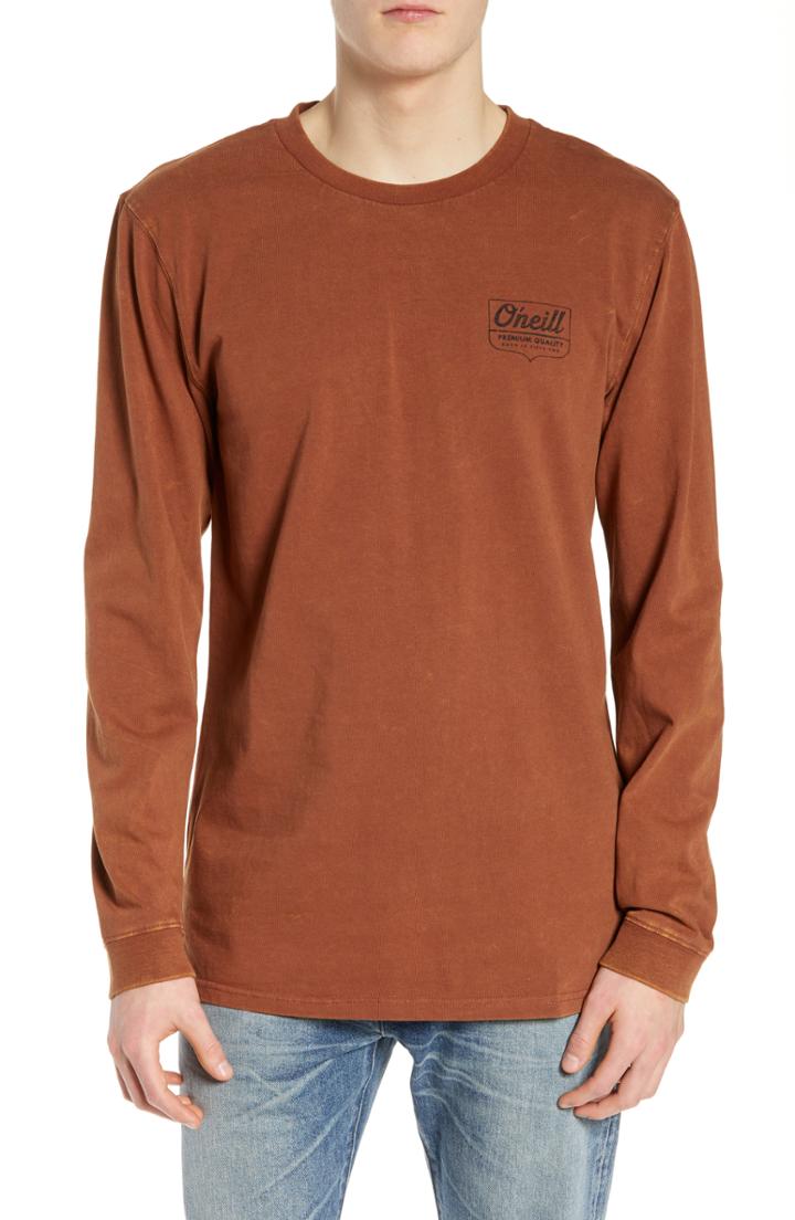 Men's O'neill Hayward Long Sleeve T-shirt - Brown