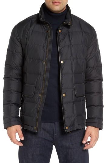 Men's Cole Haan Box Quilted Jacket - Black