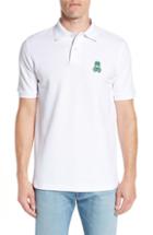 Men's Psycho Bunny Alto Embroidered Pique Polo (s) - White