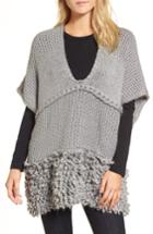 Women's Rebecca Minkoff Knit Poncho, Size - Grey