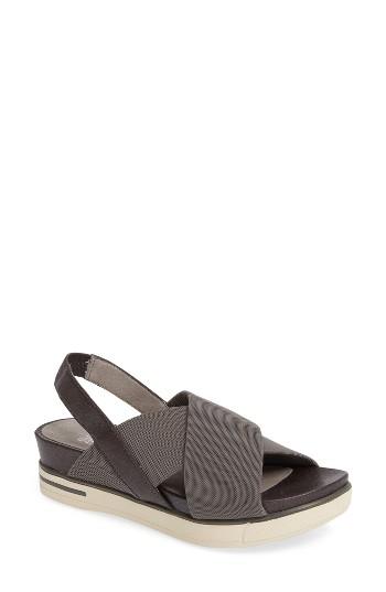 Women's Eileen Fisher Spa Sport Sandal M - Grey