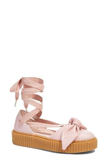 Women's Fenty Puma By Rihanna Bow Creeper Sandal M - Pink