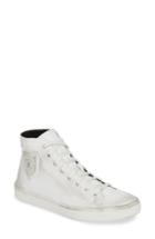Women's Saint Laurent Bedford Distressed High Top Sneaker .5us / 35.5eu - White