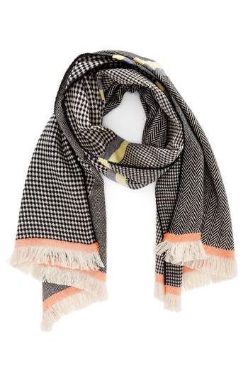 Women's La Double 7 Fringe Woven Scarf