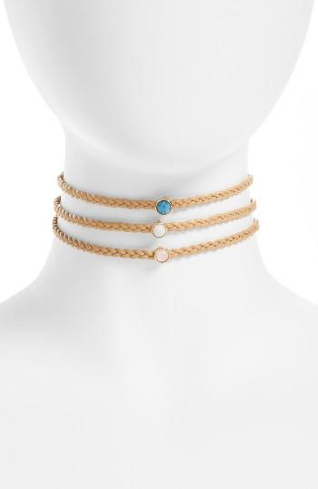 Women's Baublebar Kiara Triple Strand Choker