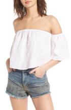 Women's Socialite Off The Shoulder Crop Top