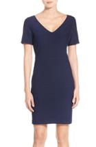 Women's Julia Jordan 'rio' Jacquard Knit Sheath Dress - Blue (online Only)