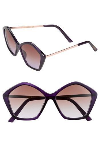 Steve Madden 56mm Sunglasses Purple