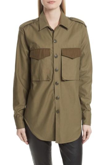 Women's Rag & Bone Surplus Shirt Jacket - Green