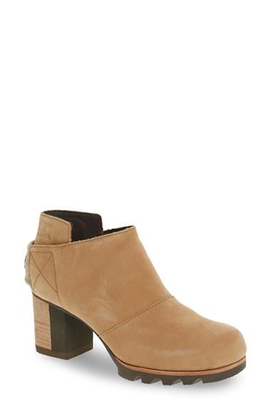 Women's Sorel 'addington' Waterproof Bootie M - Brown