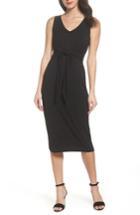 Women's Forest Lily Tie Front Dress - Black