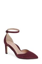 Women's Taryn Rose Graziella Ankle Strap Pump M - Purple