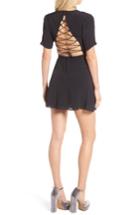 Women's Privacy Please Virginia Lace-up Back Dress - Black