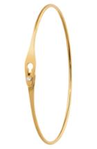 Women's Dinh Van Serrure Diamond 18k Gold Bangle