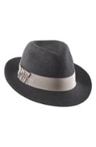 Women's Helen Kaminski Wool Fedora - Grey