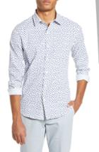 Men's Bonobos Slim Fit Floral Tech Sport Shirt R - Blue