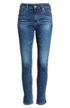 Women's Ag Farrah High Waist Split Hem Skinny Jeans - Blue