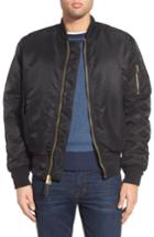 Men's Alpha Industries Reversible Flight Jacket, Size - Black