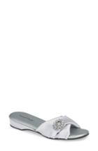 Women's Daniel Green Dormie Twist Slide Sandal .5 M - Metallic