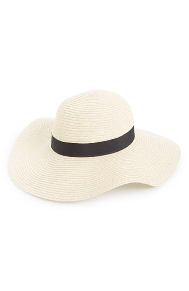 Junior Women's Amici Accessories Floppy Straw Hat -