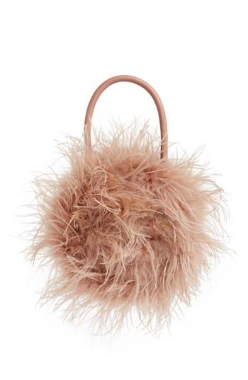 Loeffler Randall Feather Circle Tote - Pink