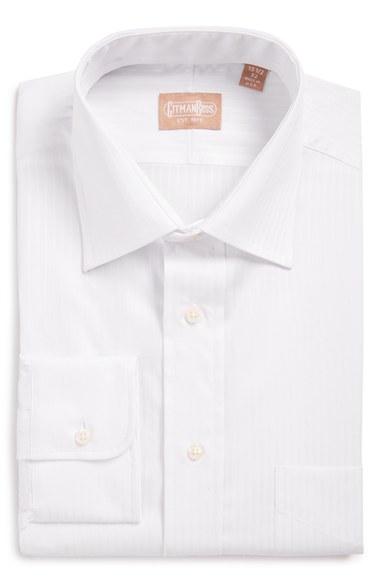 Men's Gitman Fit Tonal Stripe Twill Dress Shirt