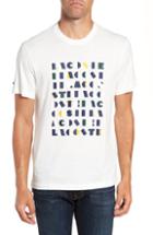 Men's Lacoste Letter Graphic T-shirt (m) - White