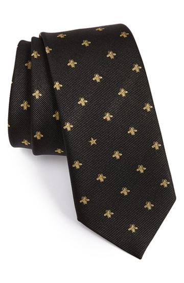 Men's Gucci New Alaie Embroidered Silk Tie