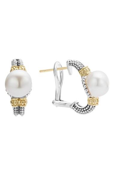 Women's Lagos Luna Pearl Stud Earrings