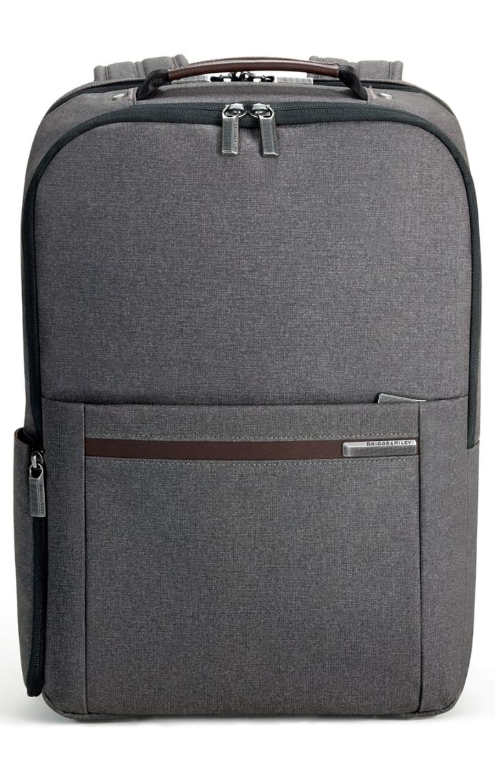 Men's Briggs & Riley Kinzie Street Medium Backpack - Grey