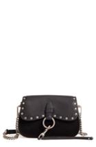 Rebecca Minkoff Small Keith Suede & Leather Saddle Bag -