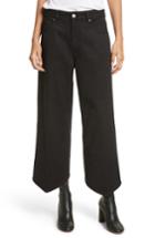 Women's Mm6 Maison Margiela Just Wash Point Hem Wide Leg Jeans