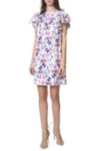 Women's Donna Morgan Chiffon Floral Shift Dress - Pink