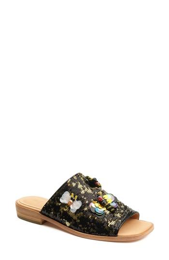 Women's Bill Blass Niki Slide Sandal .5 M - Black