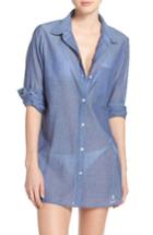 Women's Caslon Boyfriend Shirt Cover-up