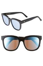 Women's Gentle Monster Salt 55mm Sunglasses - Black/ Blue Mirror
