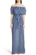 Women's Alice + Olivia Grazi Off The Shoulder Maxi Dress - Blue