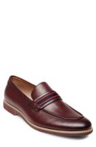 Men's Steve Madden Novel Webbed Loafer M - Burgundy
